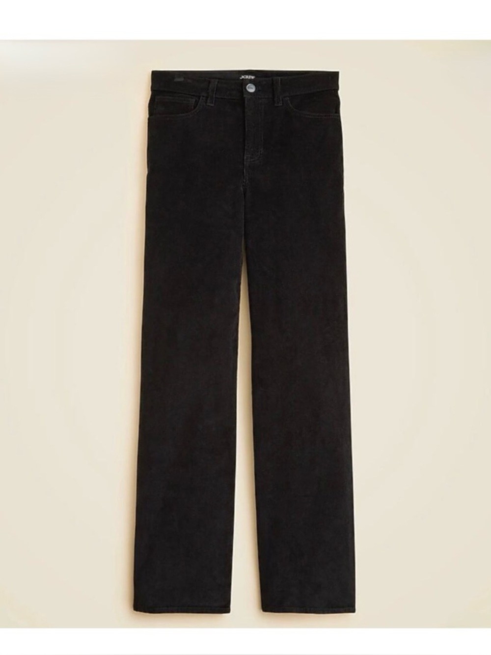 NWT J. Crew Tall Slim-wide Pant Corduroy Black